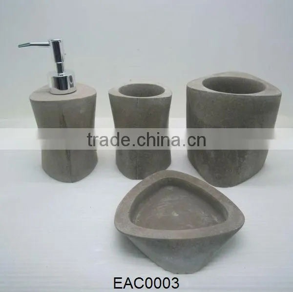 EA0037 natural sandstone bathroom accessories for hotel