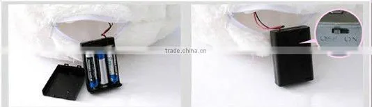 Supply fashion new design plush LED light cushion small order