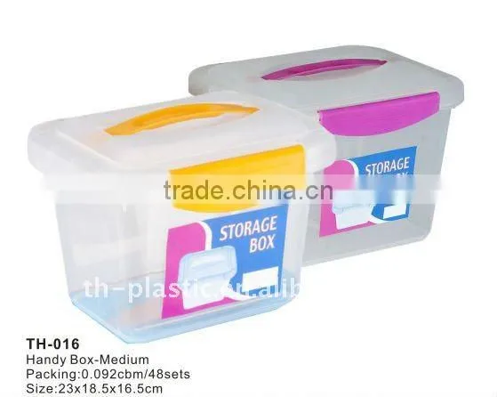 plastic storage box with lid,plastic suitcase,pp storage box