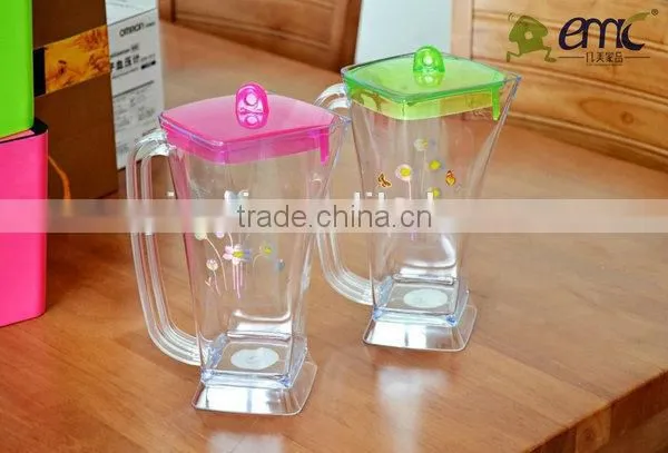 Plastic cold water jug, colorful cold water jug