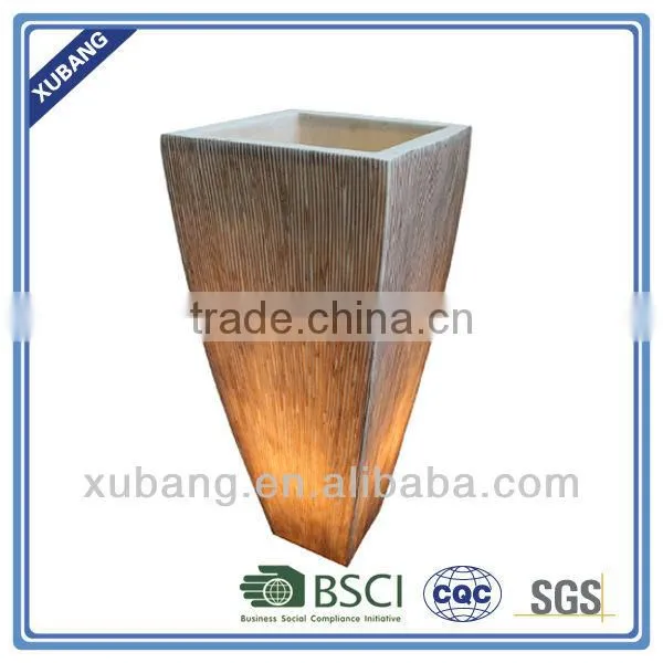 garden flower pot lighting planter for outdoor/home decor