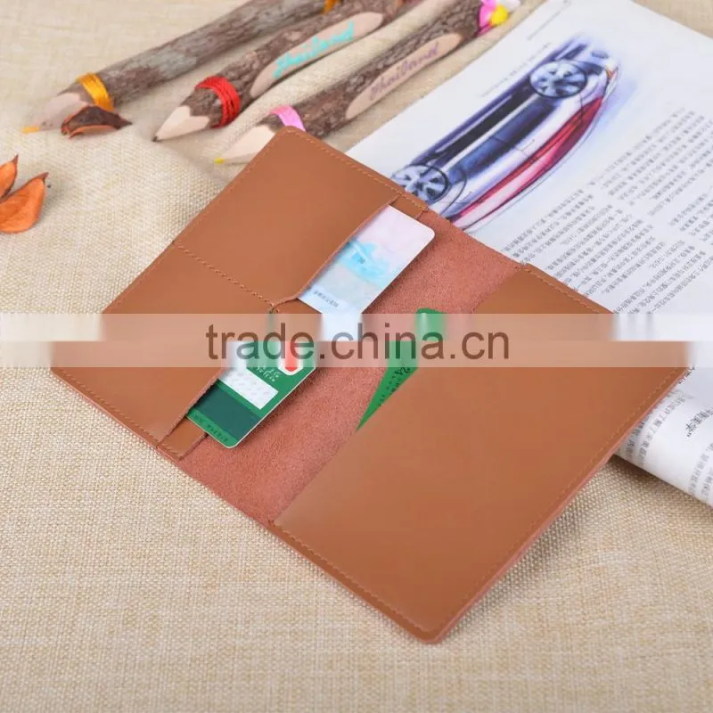 High Quality RFID Protection Leather Travel Passport Holder Card Holder