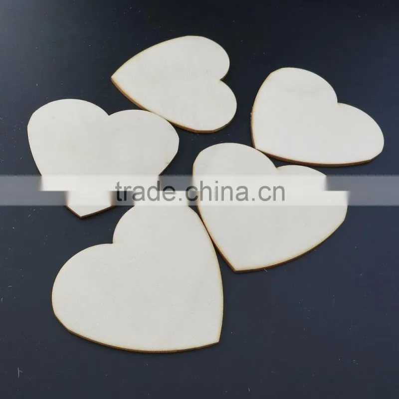 decorative wholesale wood heart shapes,art and crafts
