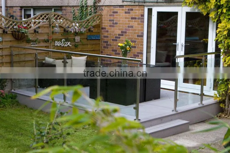 Guangzhou SS304 flat bar balustrades stainless steel Made to messusre for Dubai Hotel