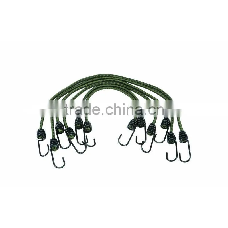 6 Piece Camouflage Elastic Stretch Cords rope Elastic tie down ratchet tie downs buckle