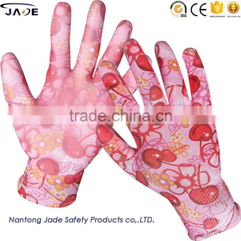 garden gloves, pu coated garden gloves, EN 388 4131