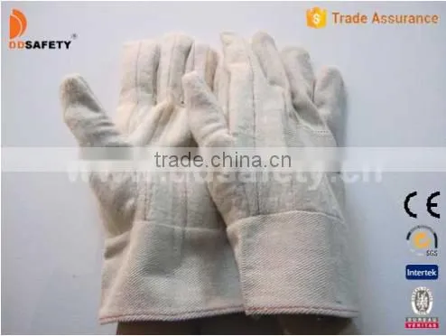 DDSAFETY 2017 White Garden Glove Chore And Canvas Safety Working Glove