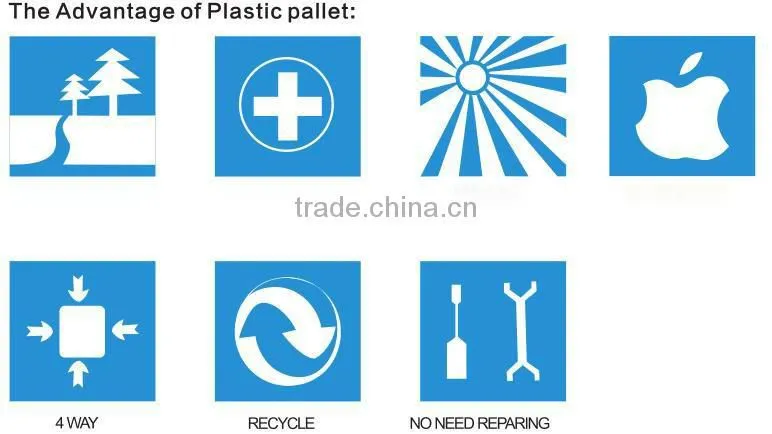 double faced welding heavy duty Plastic Pallet