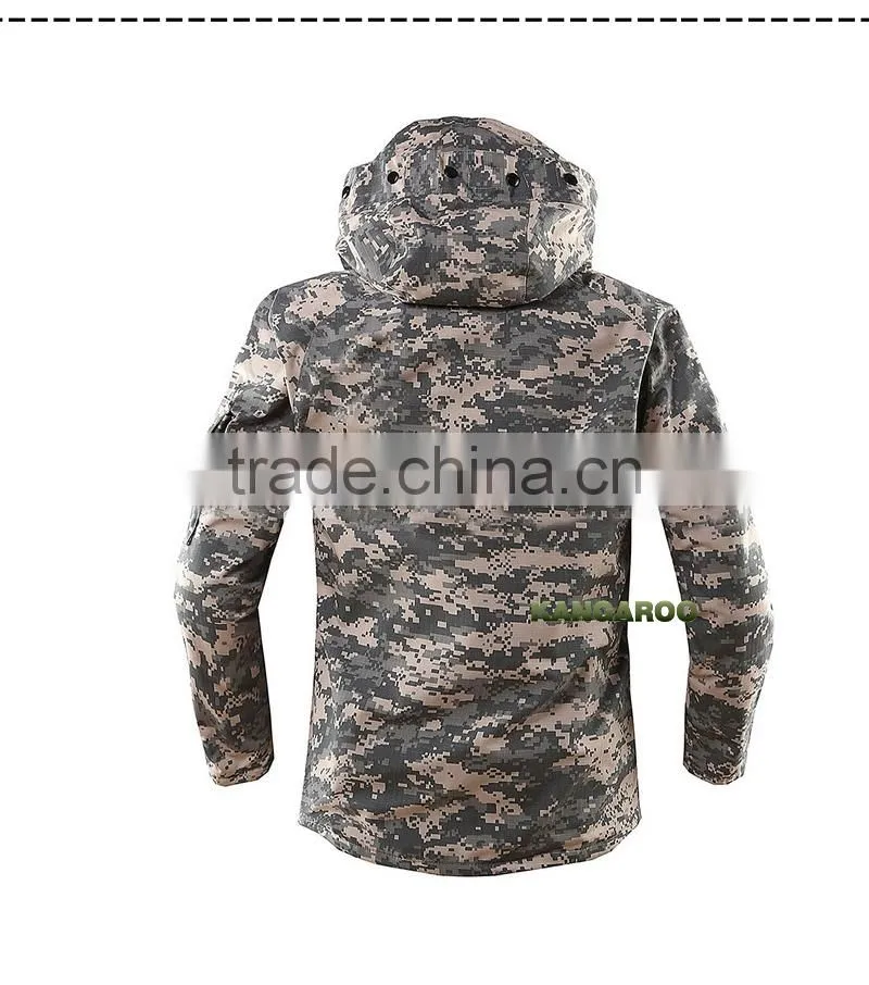 Army Hooded Camouflage Jacket Military