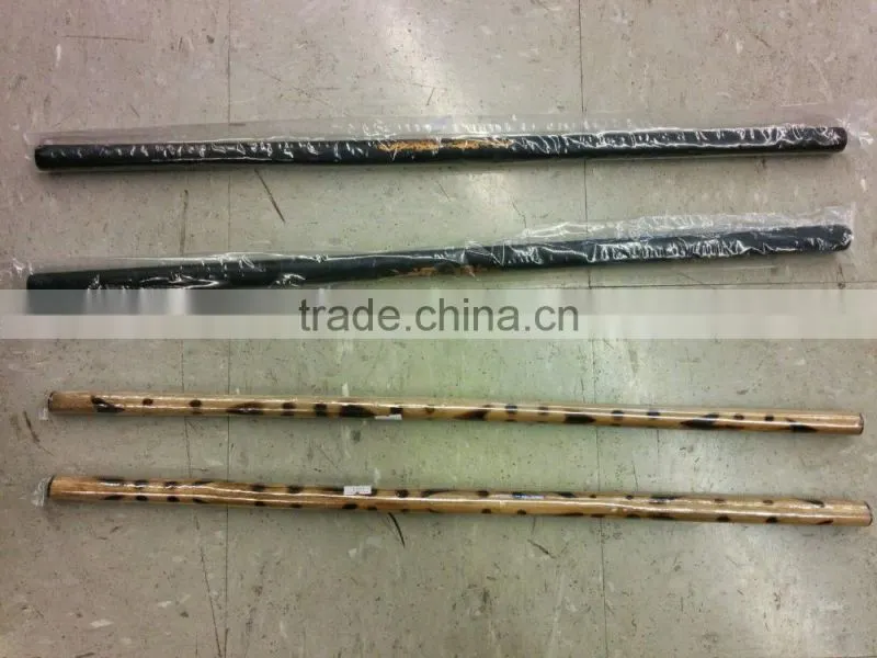 Youth 2 Tiger Escrimas Rattan 2 Foam Dragon Escrima Filipino Arnis Kali Sticks 1" x 28" Fighting Sticks