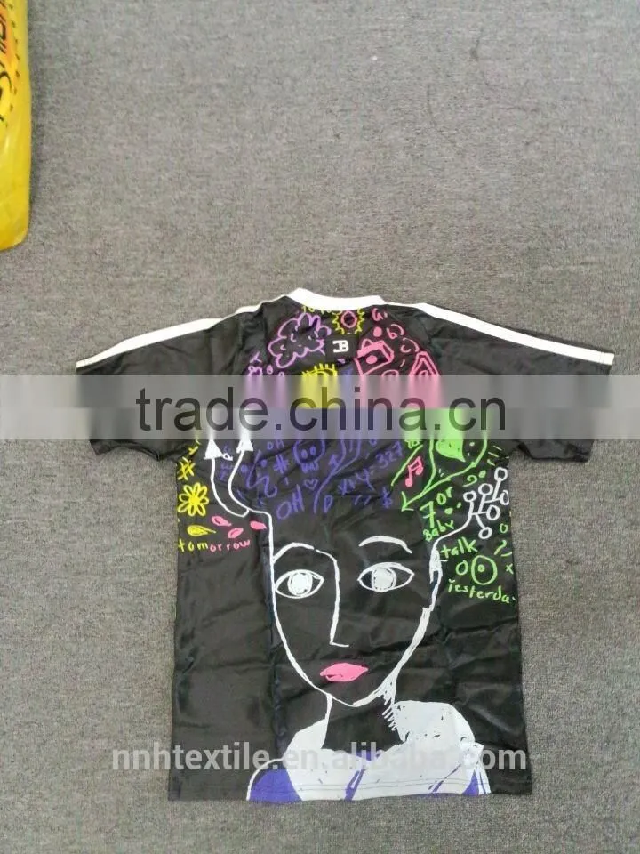 American style trendy Graffiti printing T-SHIRT for men
