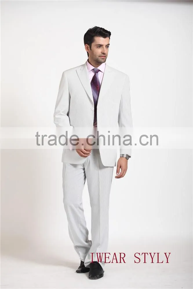 Stripe 2PCS business suits for man / jacket & pant