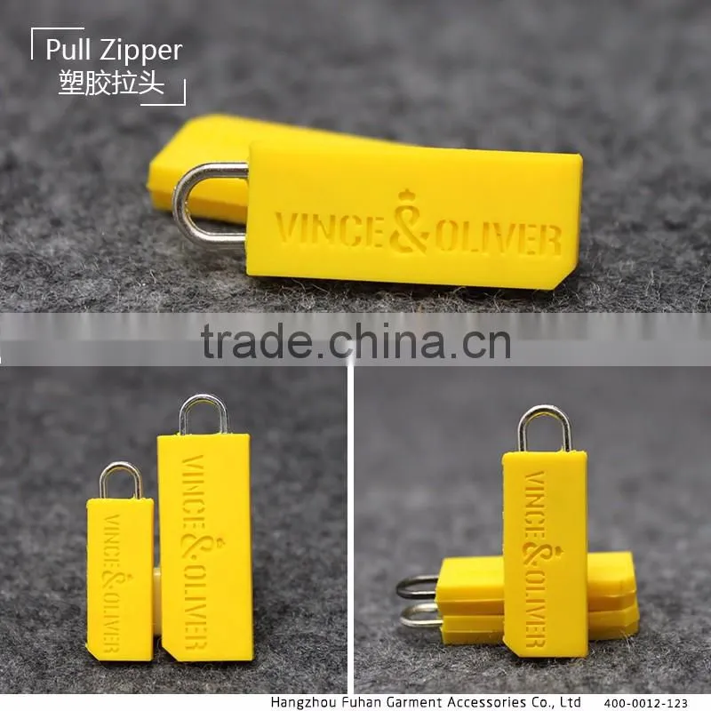 Wholesale High Quality Eco-Friendly Garment Plastic Zipper Puller