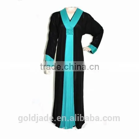 2015 hot sale purple maxi dress elegant design dubai abaya