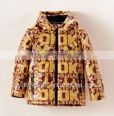 boys print down jacket