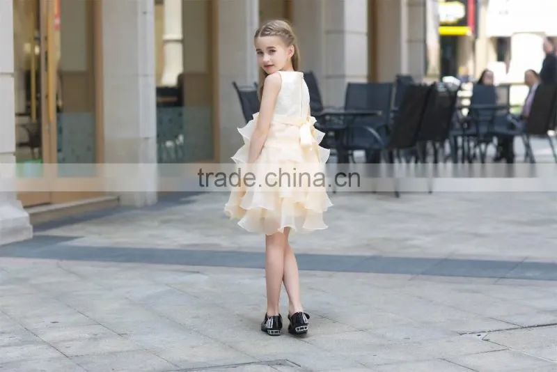 hot sale Net fabric ball grown dress for baby girl summer dress for girl ruffle skirt sleeveless