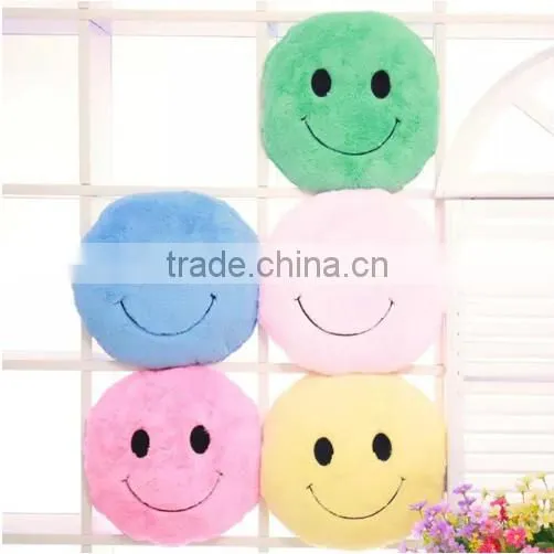 OEM embroider smiley funny custom wholesale decorative pillow