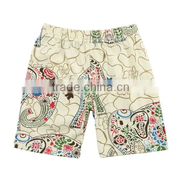 2017 childrens boutique clothing printed shorts cotton shorts for boys