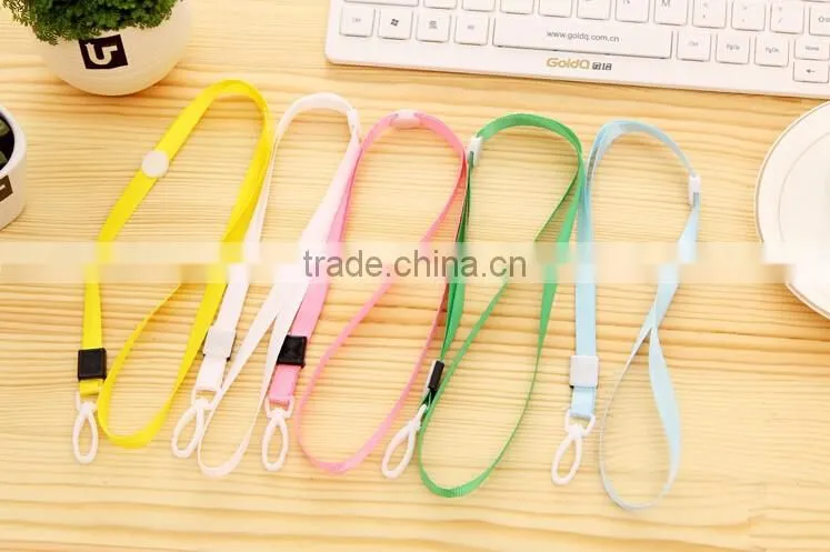 1cm plastic hook Ribbon badge lanyard lanyard gold ribbon work documents card sets with rope chest card rope