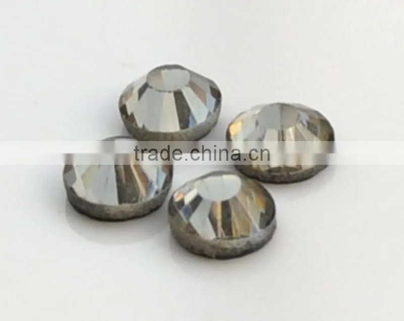 Wholesale Hot Fix Glass Crystal,Hot Fix Rhinestones Rose & Flatback in Black diamond rhinestine