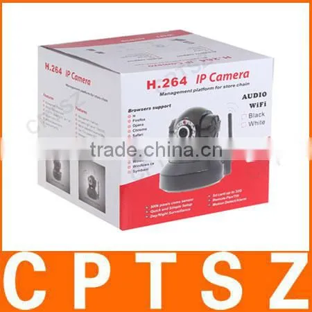 Baby Monitor Plug-and-play, H.264 Wireless IP Camera, IR-cut and Smart Mobile Phone View