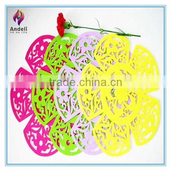 wholesale non woven heat resistant handmade table mats