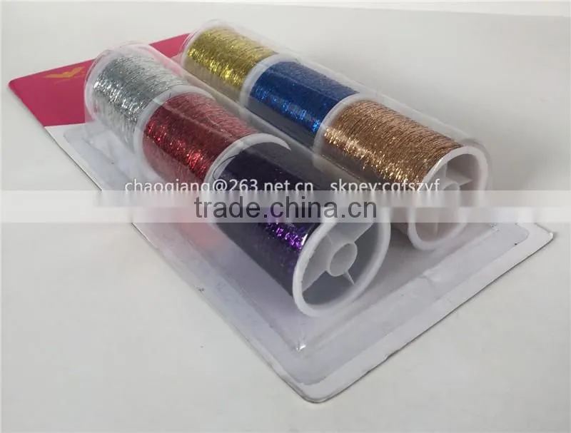 mx type knit metallic yarn,sparkle metallic