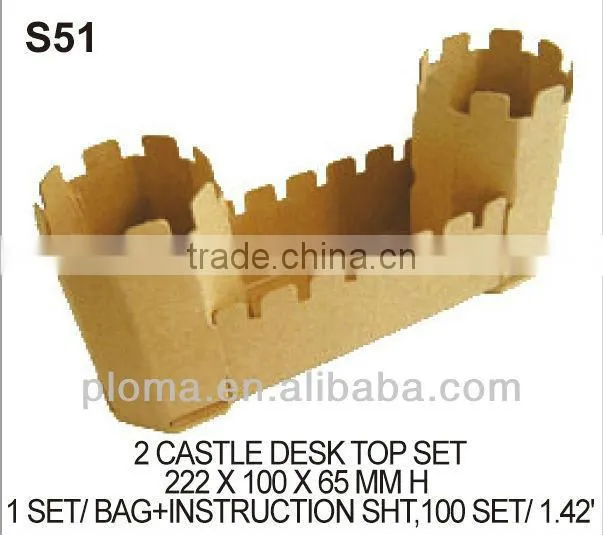 KID DIY MODEL (S50) 1 CASTLE DESK TOP SET