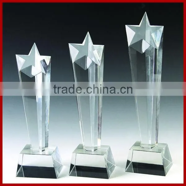 crystal star paper weight Age of the baby souvenirs