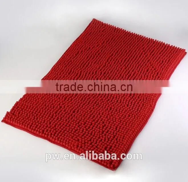 Soft and Elegant feels great on your feet Rich, plush and soft Highly absorbent chenille floor mat Colors stay beautiful