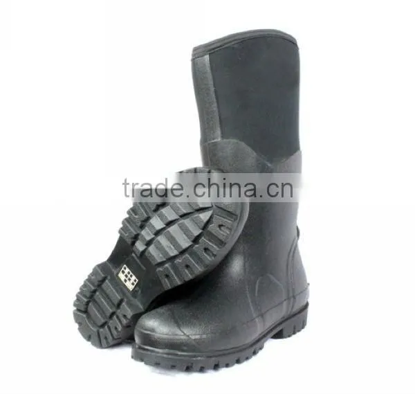 Men's Neoprene half boots/rubber sole boots