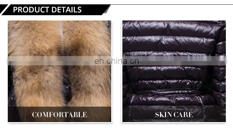Online Shop Fashion Winter Jacket Fur Parka With Fur Hood