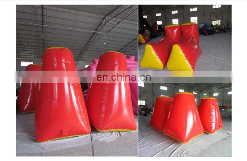 Guangzhou manufacturer field bunker inflatable paintball for fun