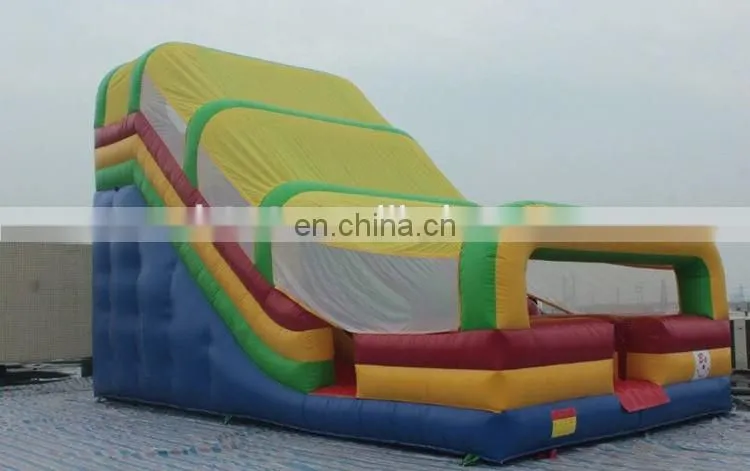 Commerical steep giant outdoor inflatable slide with sunshade