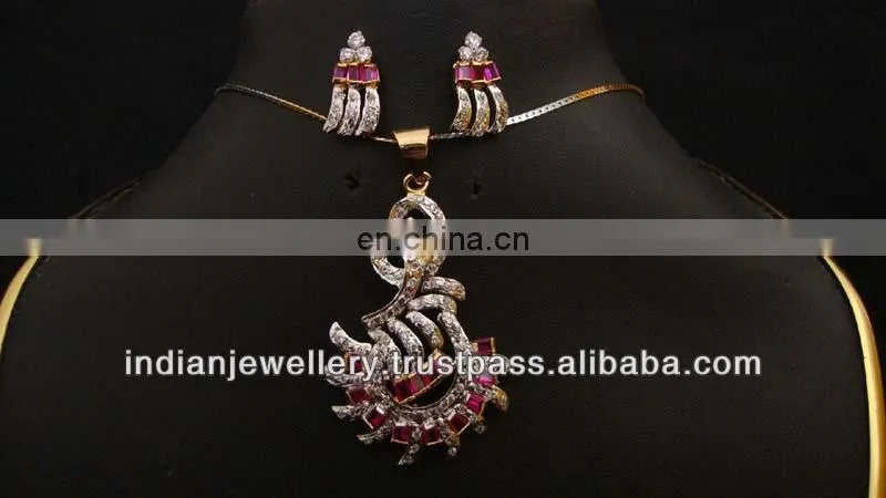 cz pendants jewelry manufacturer, cz pendant jewelery exporter