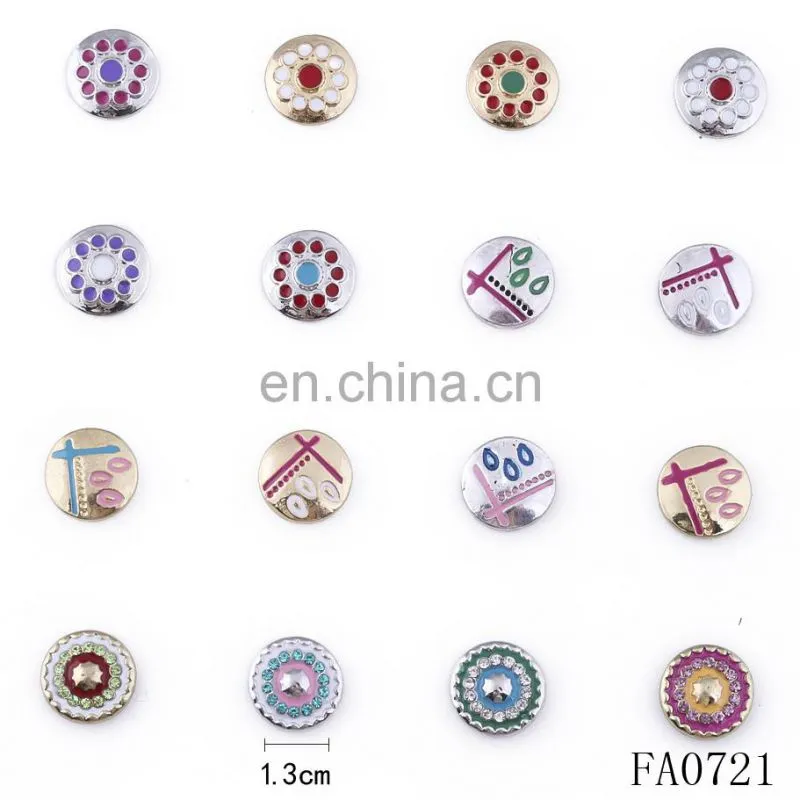 All sorts of color enamel custom snap buttons
