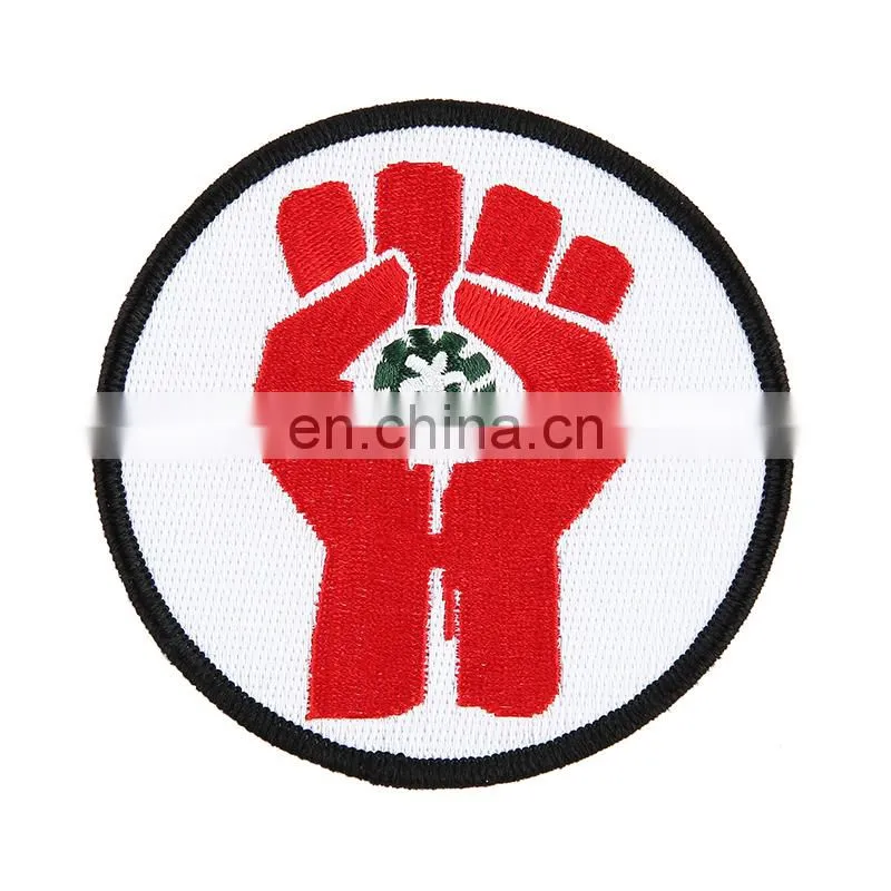 Custom Self-Adhesive On Or Iron On Embroidery Patch/Sticker Ptach