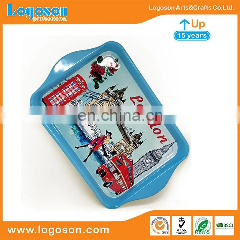 2018 New Product Paris Custom Made Metal Souvenir Eiffel Tower Tray