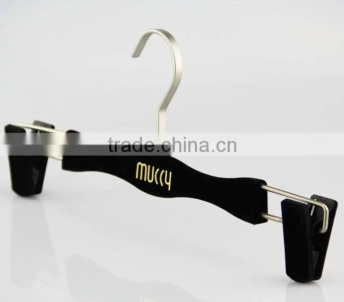 luxury matches velvet hanger with gold hardware
