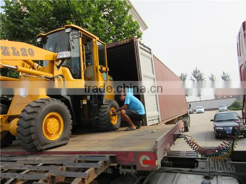 4 wheel drive wheel loader with optional loader bucket for sale
