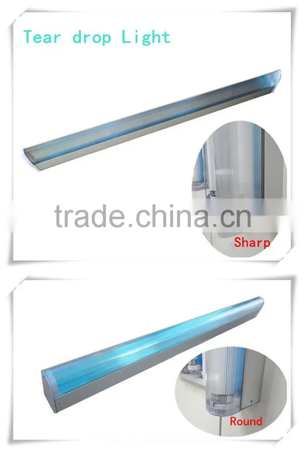 600mm 1200mm 1500mm 40W clean room light fixture / pharmaceutical lighting / t8 fluorescent light fixture cover