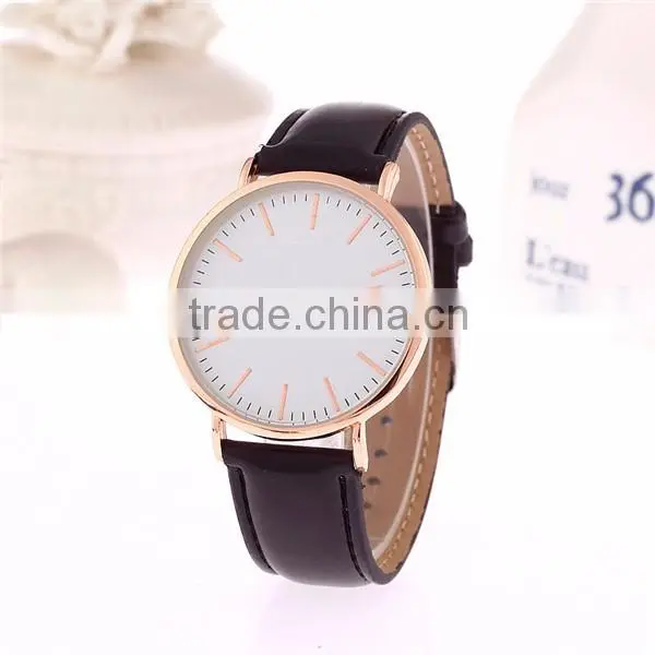 Made in china leather strip watches