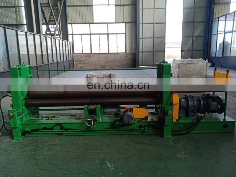 T&L Brand CNC 3 Roller Plate Bending machine 4 roller bending machine W11-6*1500