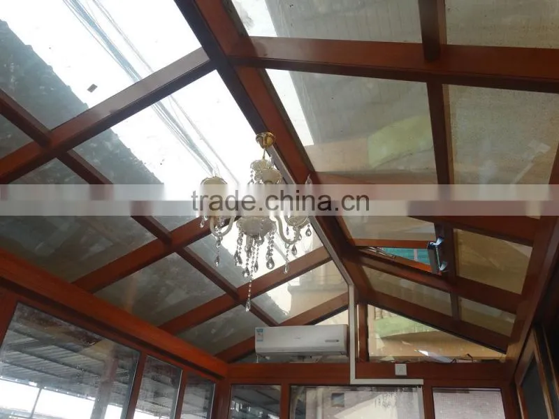 Wanjia good performance aluminum glass sunroom