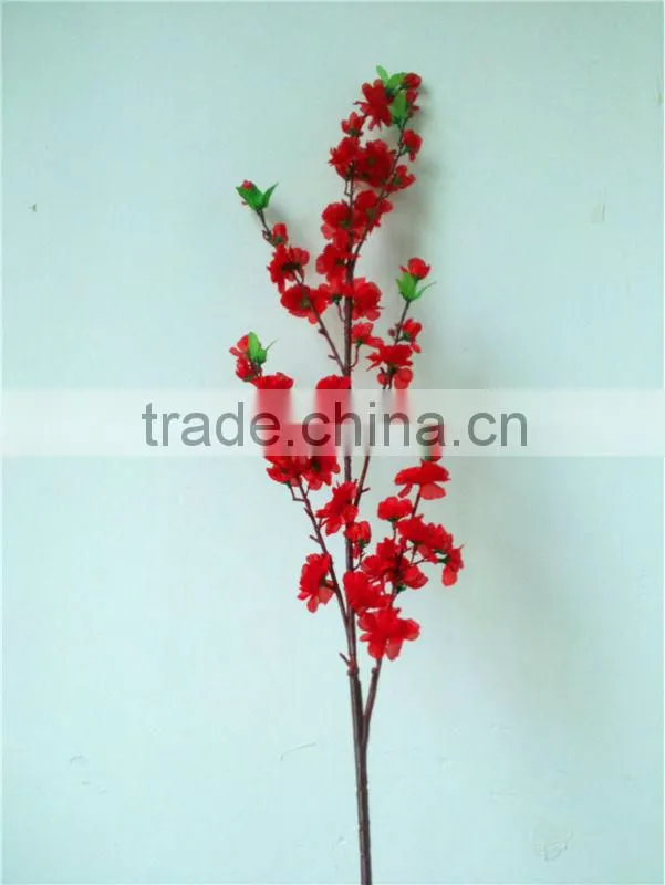 artificial peach blossom flower branch
