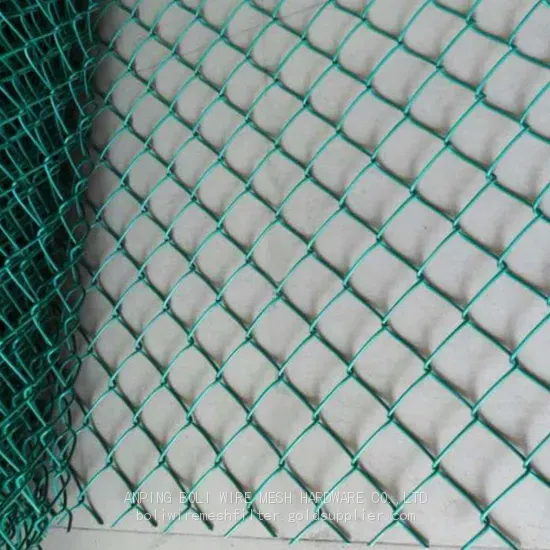 8FT-Green-PVC-Chain-Link-Wire-Fence-Cyclone-Fence