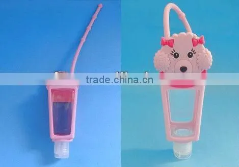 Hand Sanitizer Bottle 15ml, hand-washing liquid silica gel bottle
