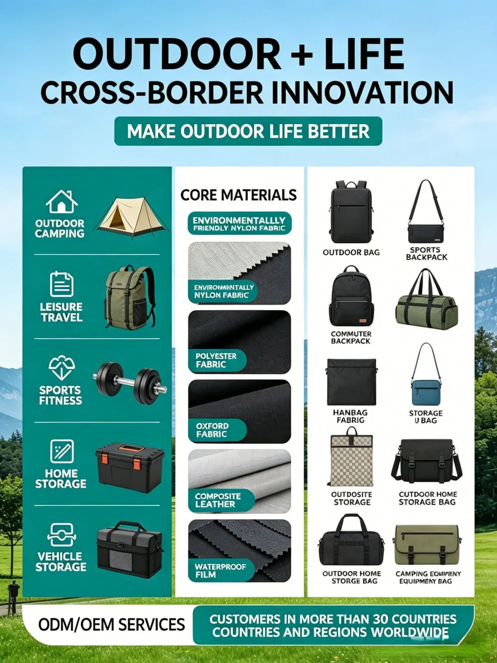 Introduction to China's Source Suppliers of Sports & Outdoor Backpacks