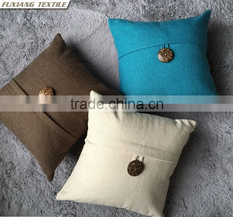 button pillow
