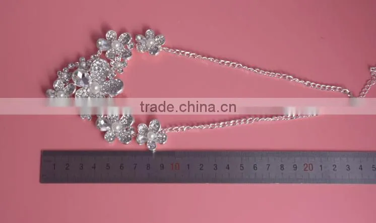 New Style Arrival Custom Jewelry Flower Plated Necklace Set Wholesale